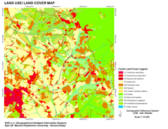 Clicca per aprire il pdf relativo ad un esempio di carta uso del suolo ottenuta con il sw T-MAP